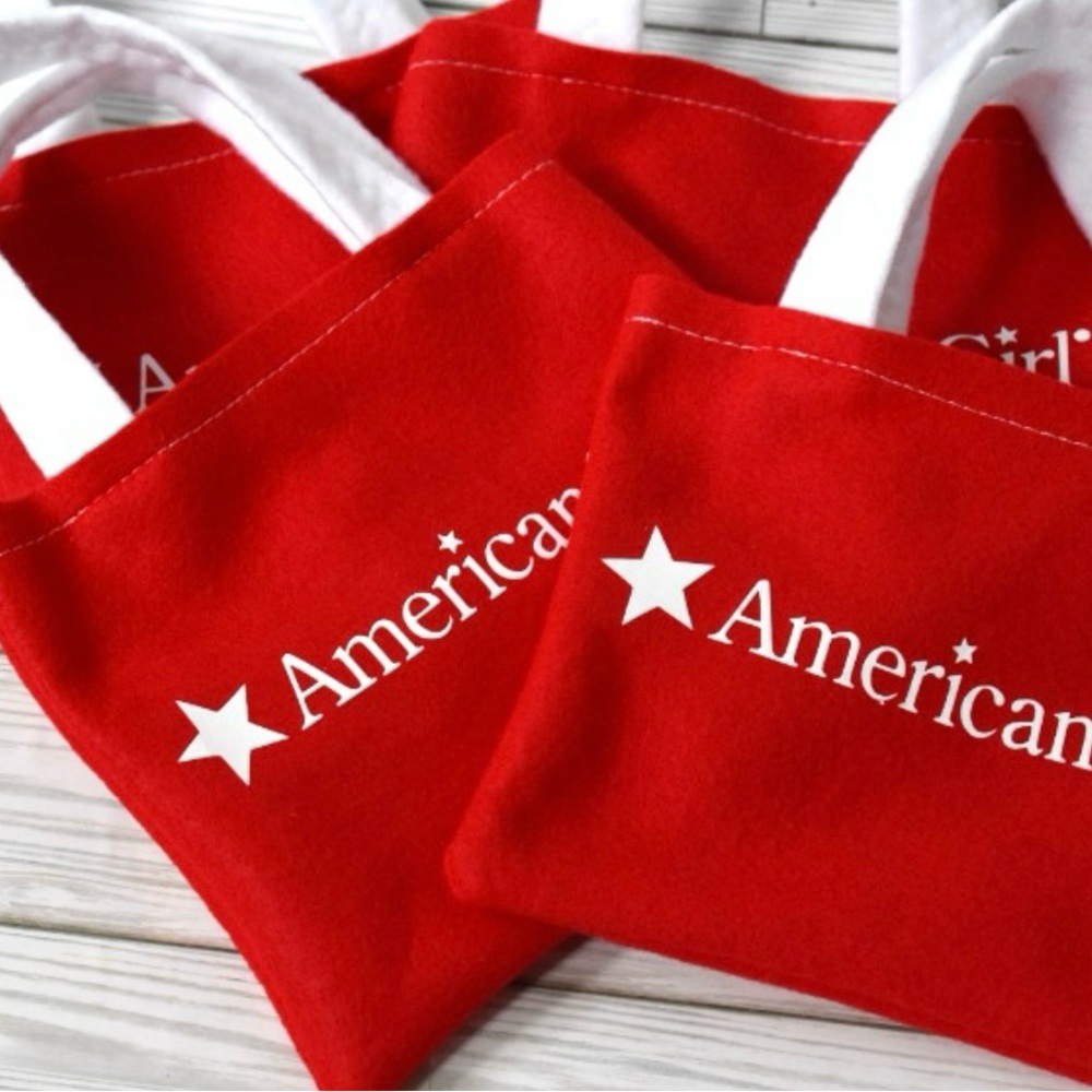 American Girl felt party favor bags / party supplies